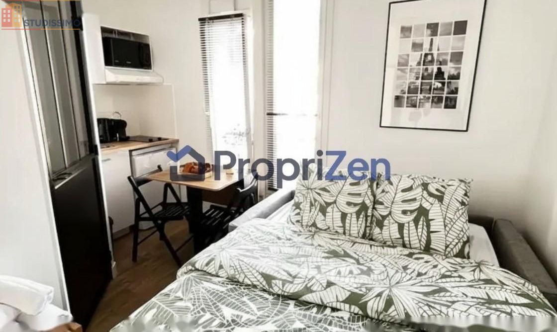 Studio meublé 12m² Paris 15e - Meublé, 5e étage - Photo 5