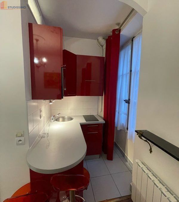 Studio meublé 16m² Paris 3e - Meublé, 2e étage - Photo 1