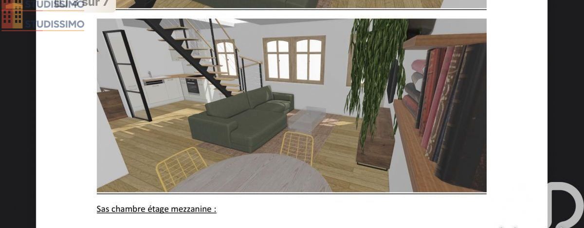 Studio à Hauts de Bienne