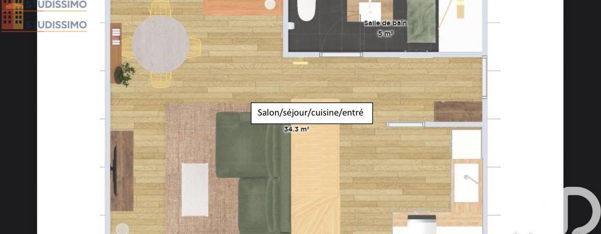 Studio 70m² Hauts de Bienne 39400 - Photo 9