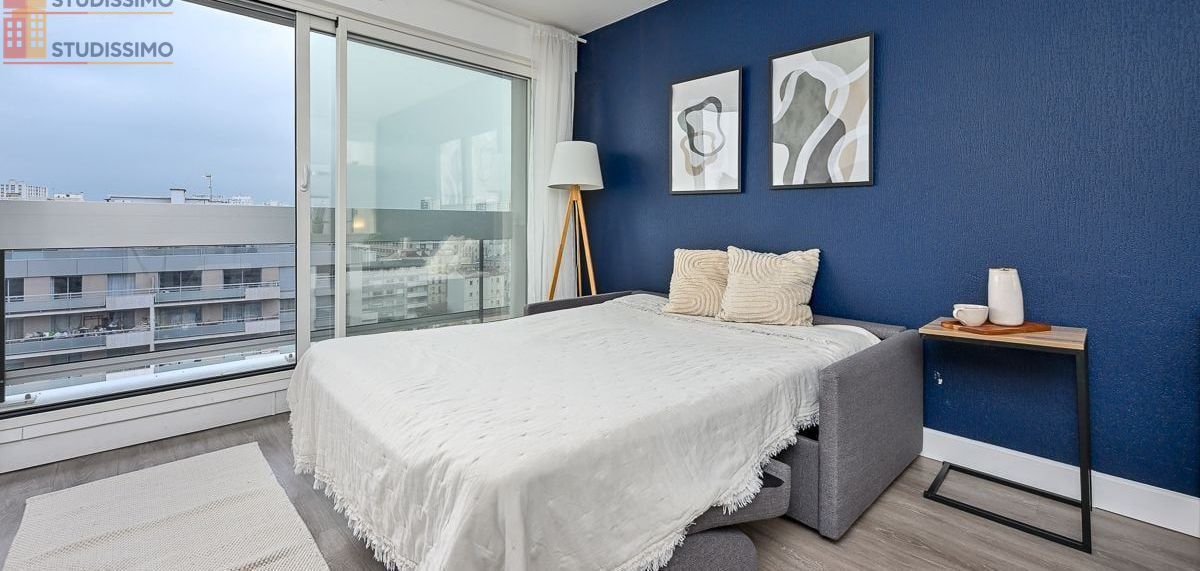 Studio meublé 29m² Paris 15e - Étage élevé, lumineux - Photo 5