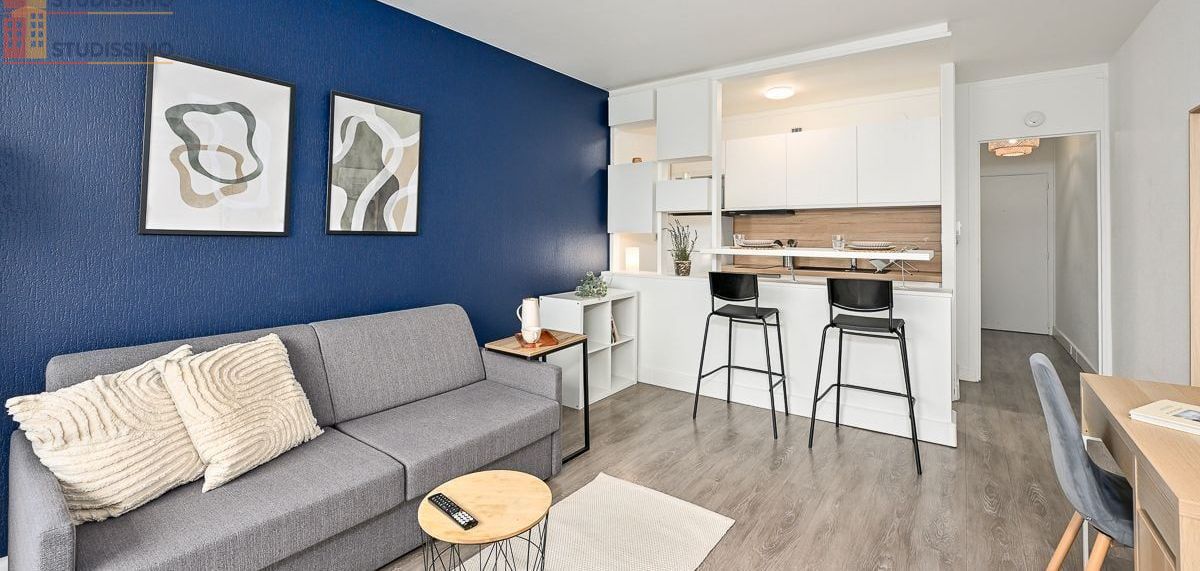 Studio meublé 29m² Paris 15e - Étage élevé, lumineux - Photo 4