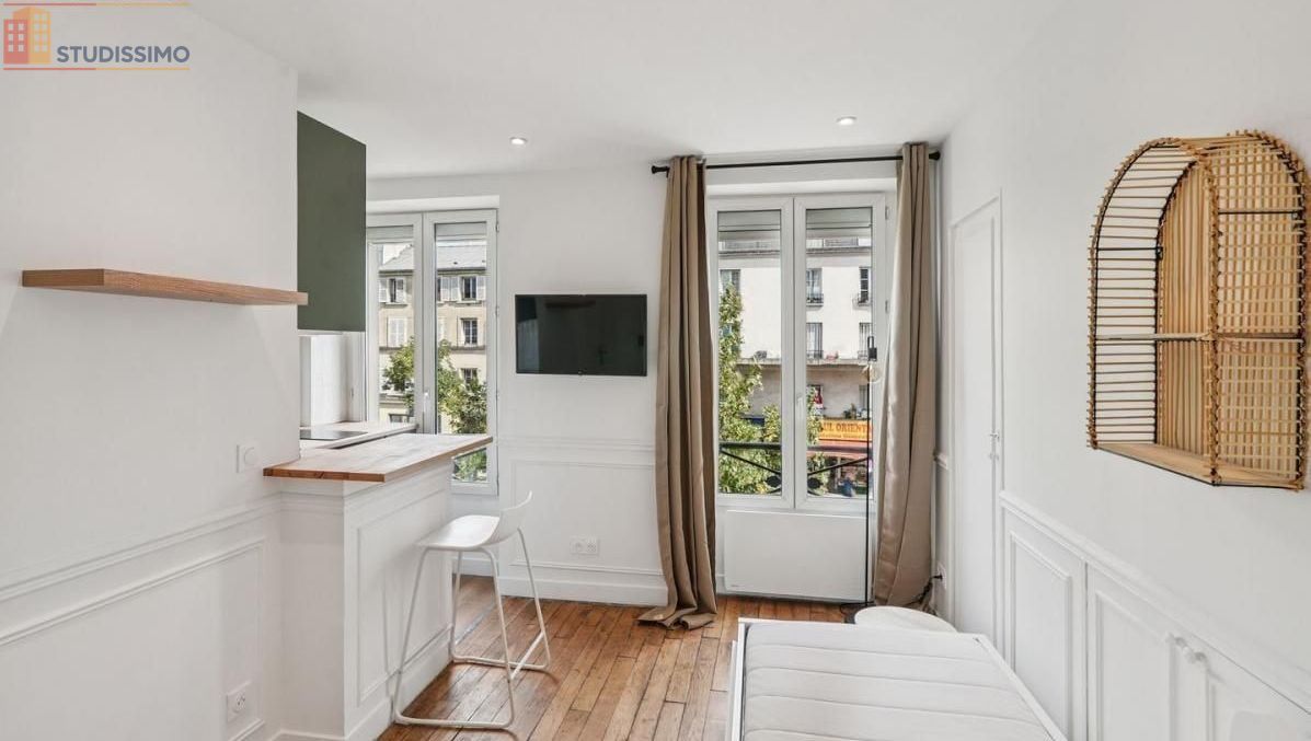Studio meublé 14m² Paris 18e - Marx Dormoy, lumineux - Photo 4