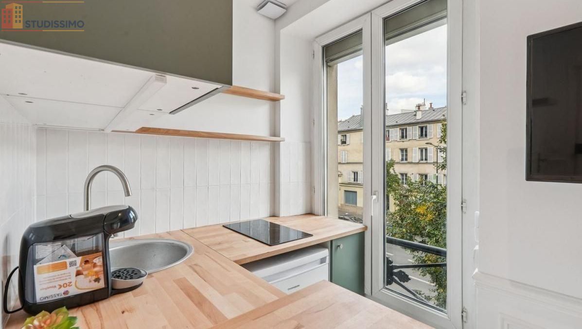 Studio meublé 14m² Paris 18e - Marx Dormoy, lumineux - Photo 1
