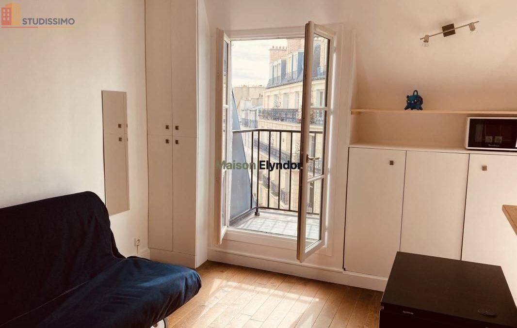 Studio meublé 18m² Paris 9e - Étage élevé, lumineux - Photo 13