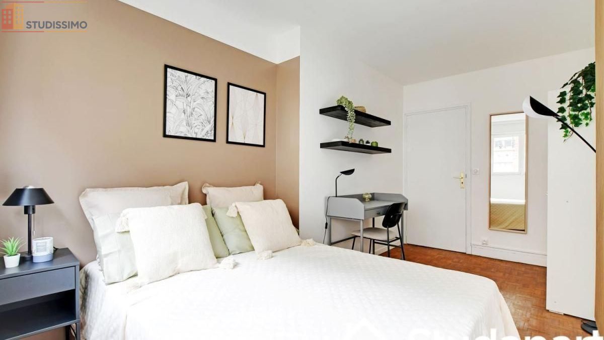 Studio meublé 12m² Paris 15e - Calme, meublé - Photo 1