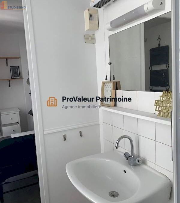 Studio meublé 21m² Paris 10e - Lumineux, dernier étage - Photo 4