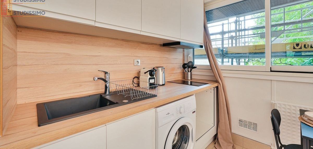 Studio meublé 23m² Paris 15e - Meublé, 1er étage - Photo 8