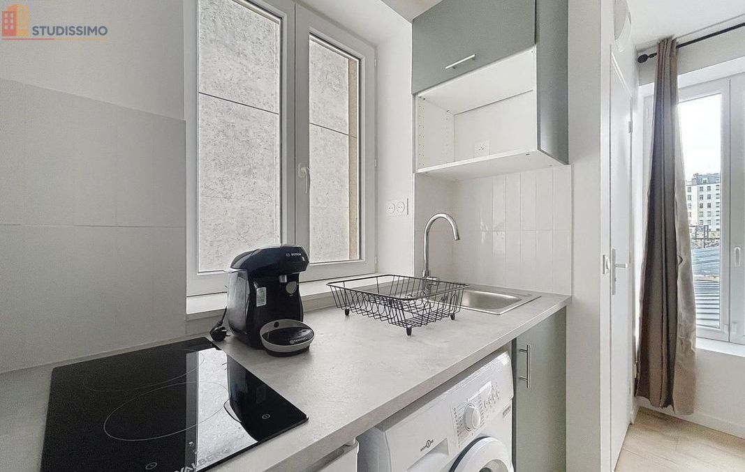 Studio meublé 21m² Paris 18e - Meublé, 2e étage - Photo 14