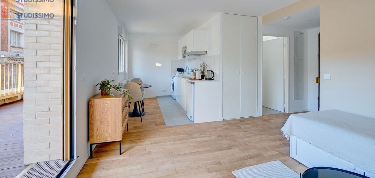 Studio meublé 27m² Paris 15e - Lumineux - Photo 9