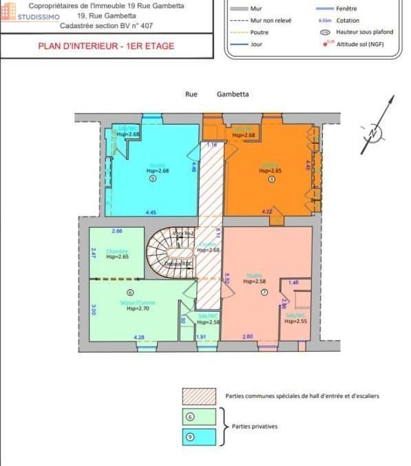Studio 21m² Dax 40100 - Photo 7