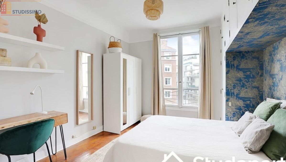 Studio meublé 9m² Paris 15e - Calme, lumineux - Photo 1