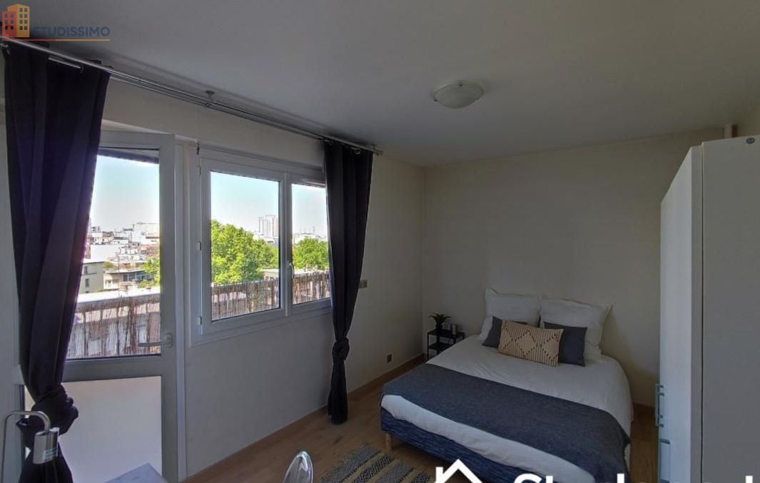Studio 11m² Paris 19e - Meublé, situé au 7e étage - Photo 8