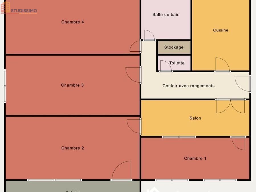 Studio 11m² Paris 19e - Meublé, situé au 7e étage - Photo 0