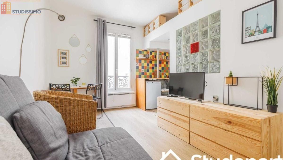 Studio meublé 17m² Paris 15e - Calme, lumineux - Photo 1