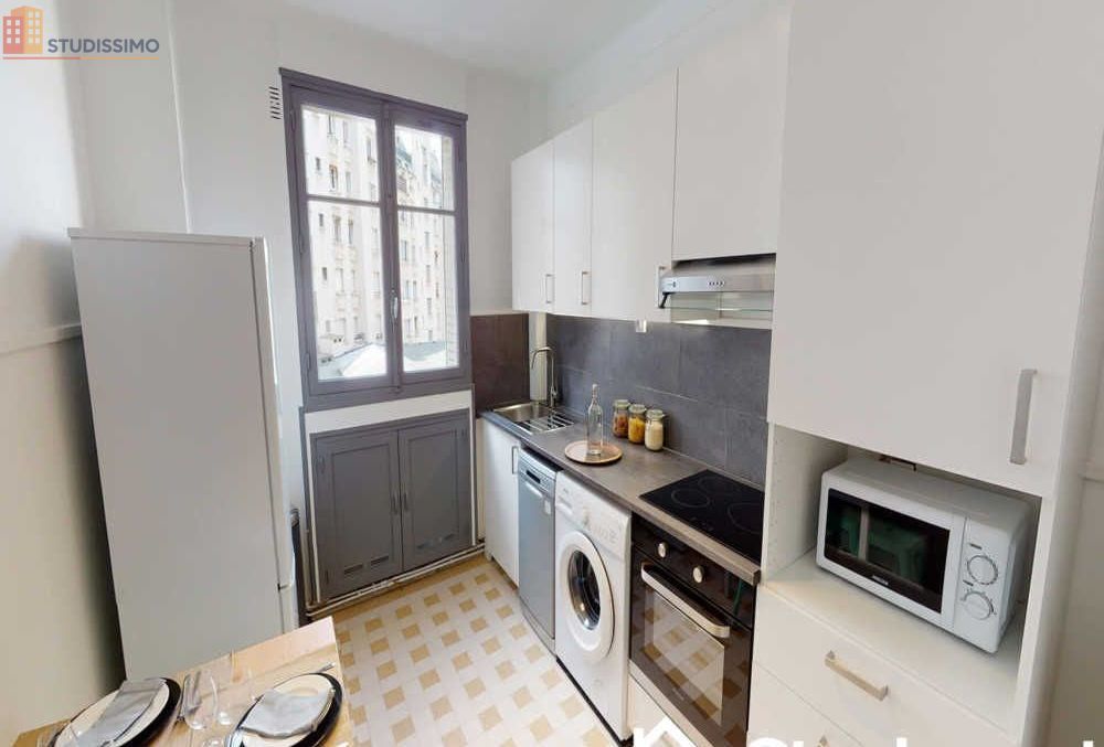 Studio meublé 14m² Paris 15e - Calme, lumineux - Photo 1