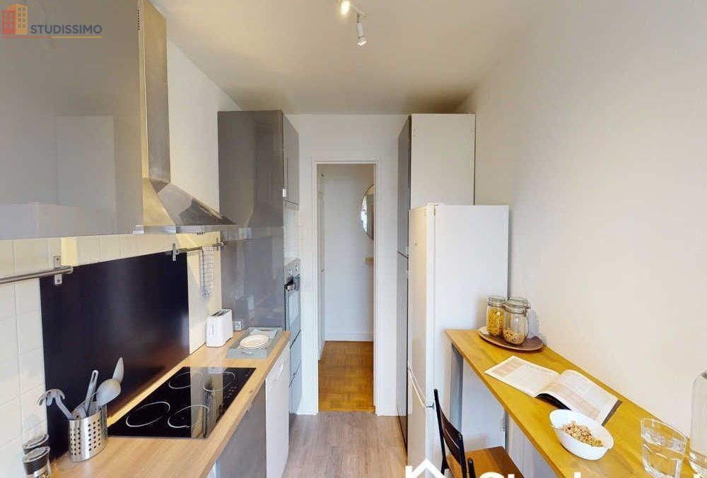 Studio meublé 10m² Paris 17e - Calme, 6e étage - Photo 4
