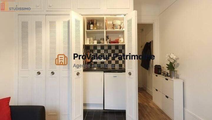Studio 17m² Paris 18e - Meublé, 3e étage - Photo 4