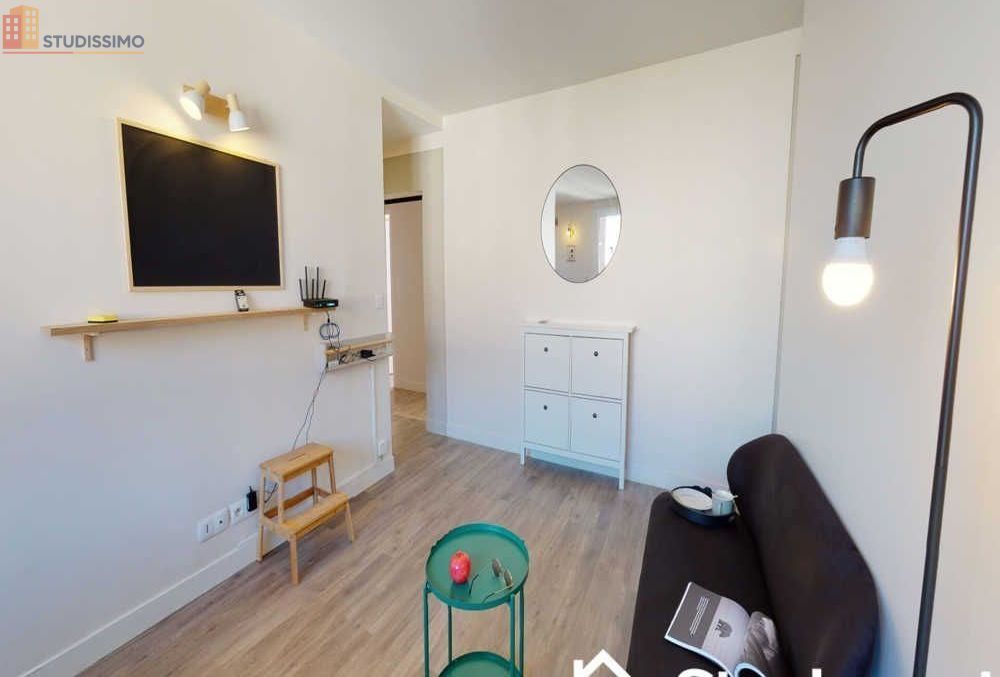 Studio meublé 11m² Paris 13e - Calme, lumineux - Photo 1