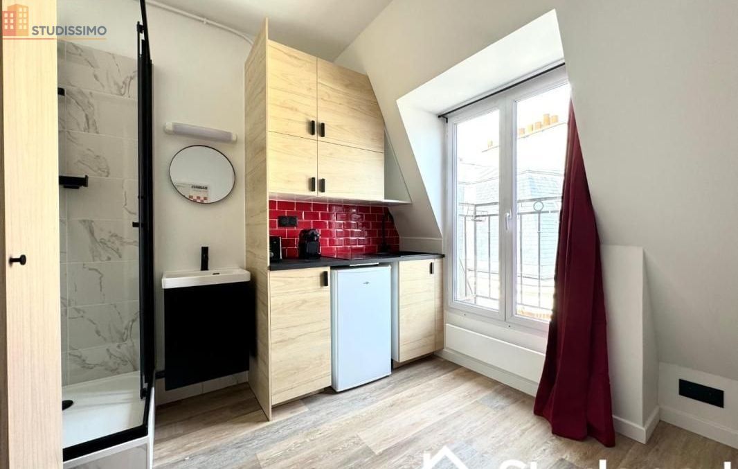 Studio meublé 10m² Paris 17e - Étage élevé, DPE A - Photo 2
