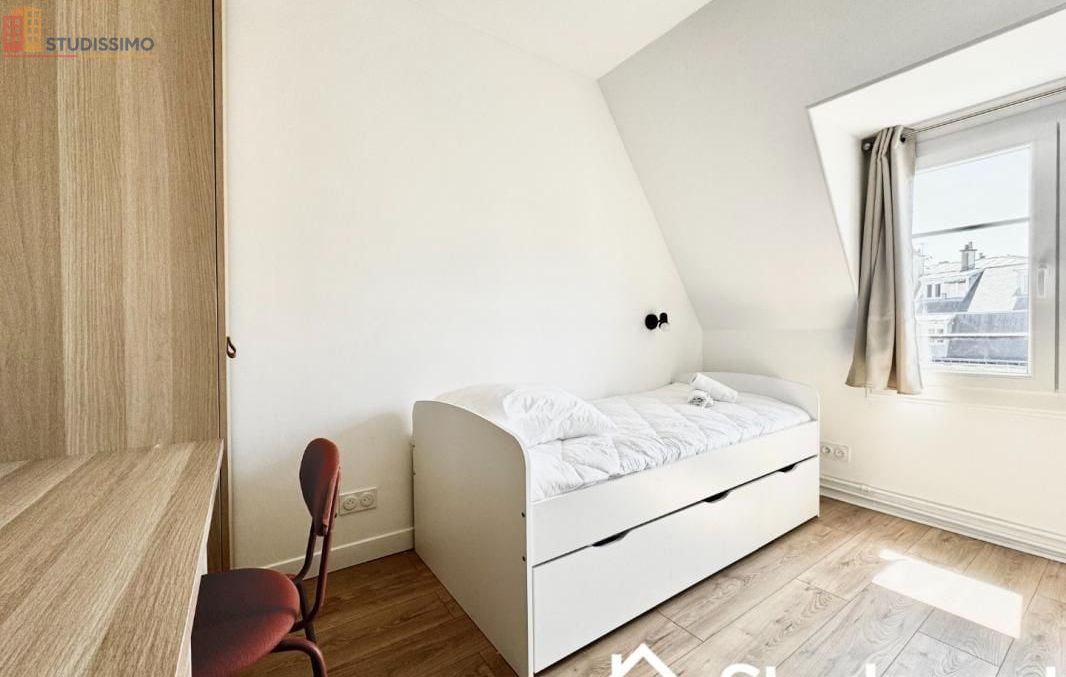 Studio meublé 11m² Paris 17e - Étage élevé, lumineux - Photo 8