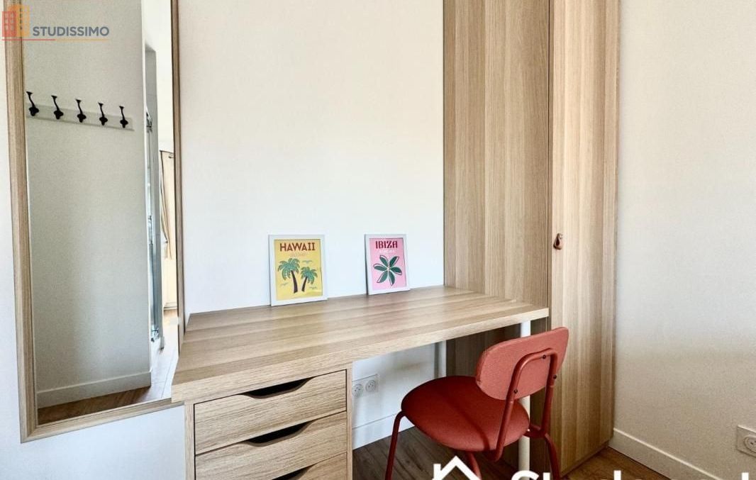 Studio meublé 11m² Paris 17e - Étage élevé, lumineux - Photo 3