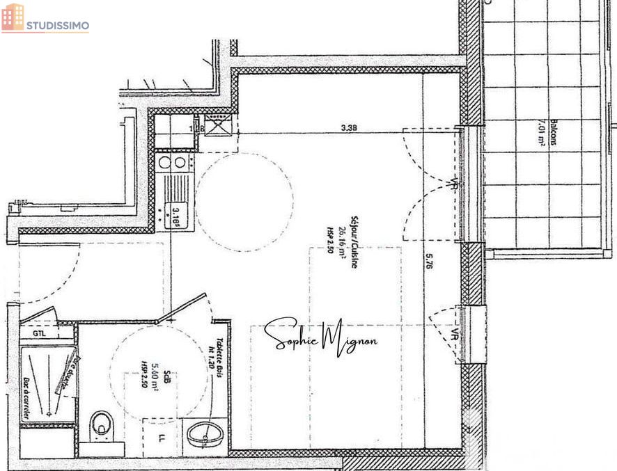 Studio 32m² Biscarrosse - 1er étage, DPE C - Photo 2
