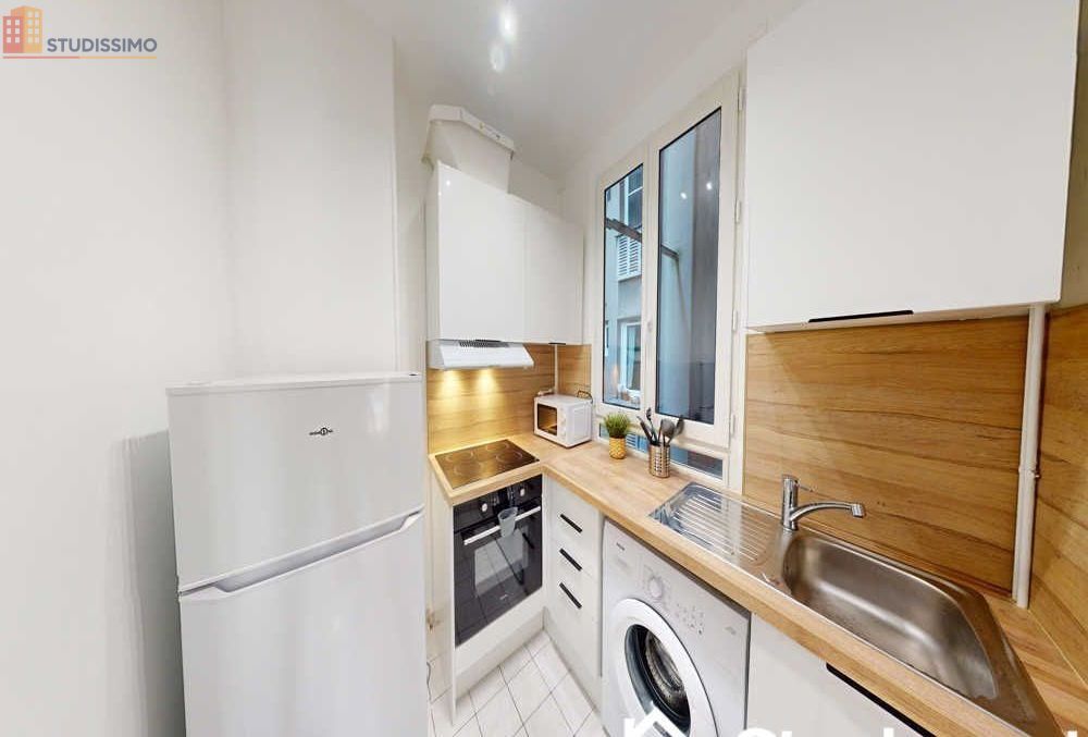 Studio 9m² Paris 18e - Meublé, calme - Photo 1