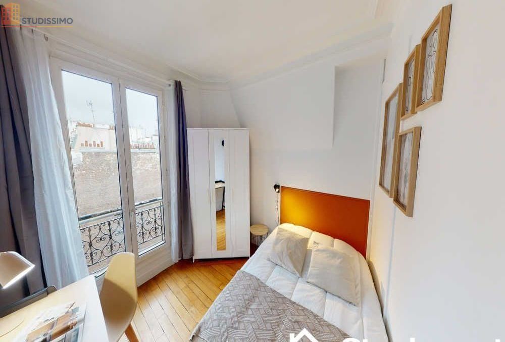 Studio 11m² Paris 18e - Meublé, 6e étage - Photo 3