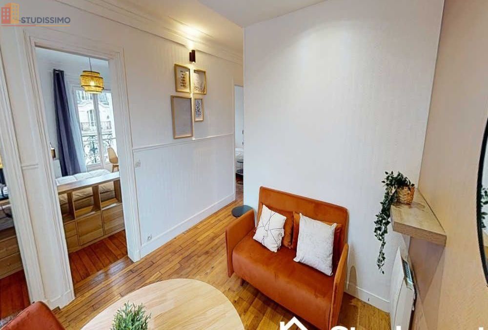 Studio 11m² Paris 18e - Meublé, 6e étage - Photo 1