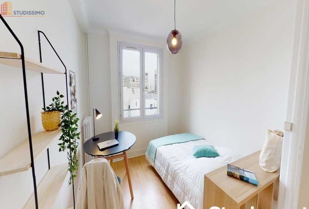Studio meublé 12m² Paris 17e - Calme, 7e étage - Photo 3
