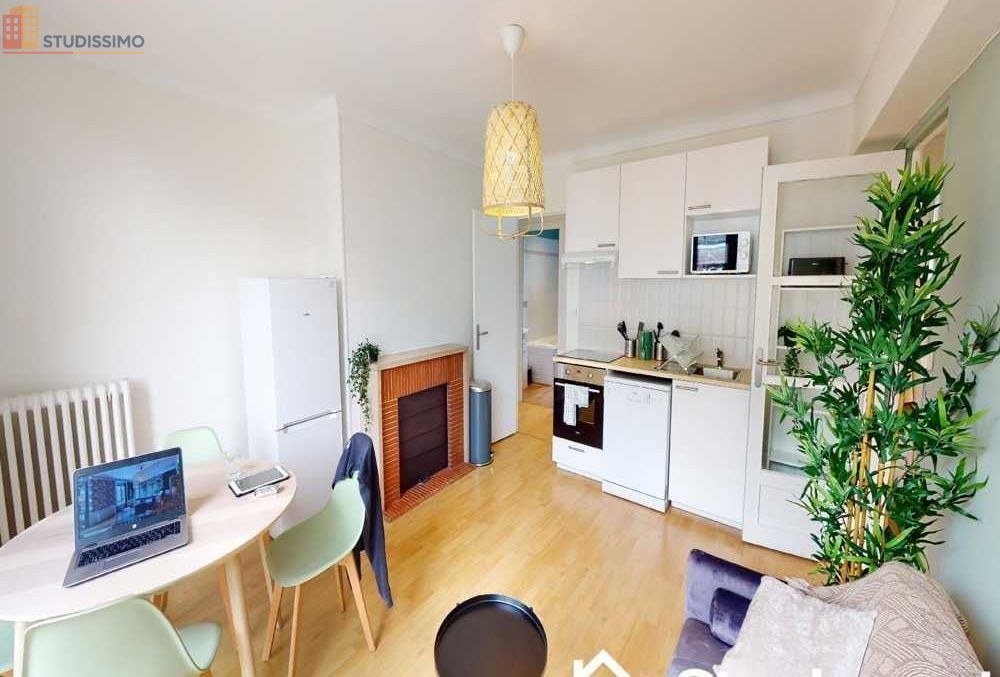 Studio meublé 12m² Paris 17e - Calme, 7e étage - Photo 2