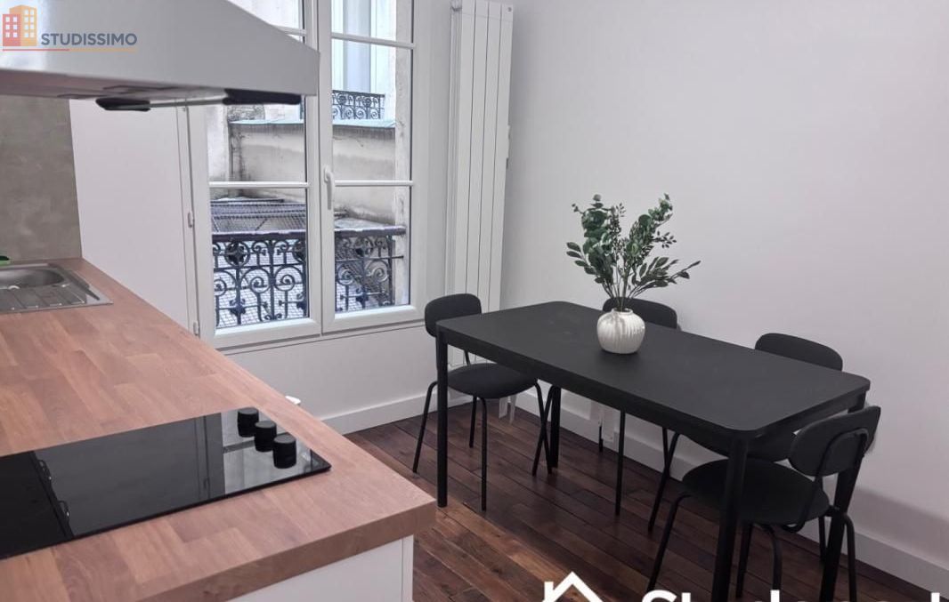Studio meublé 28m² Paris 18e - Meublé, 1er étage - Photo 9