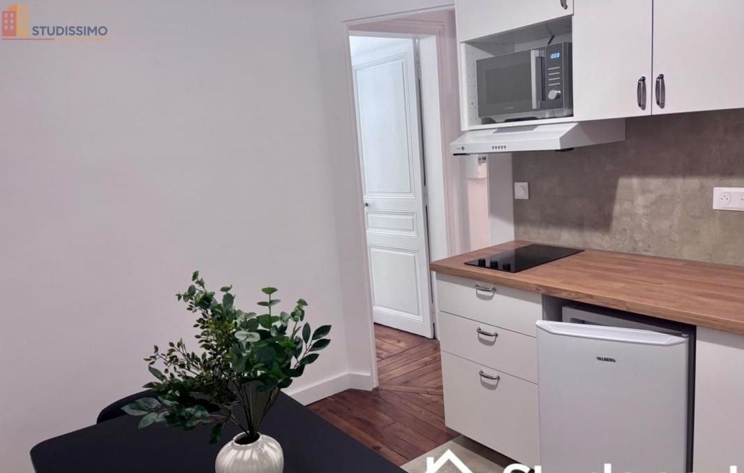 Studio meublé 28m² Paris 18e - Meublé, 1er étage - Photo 4