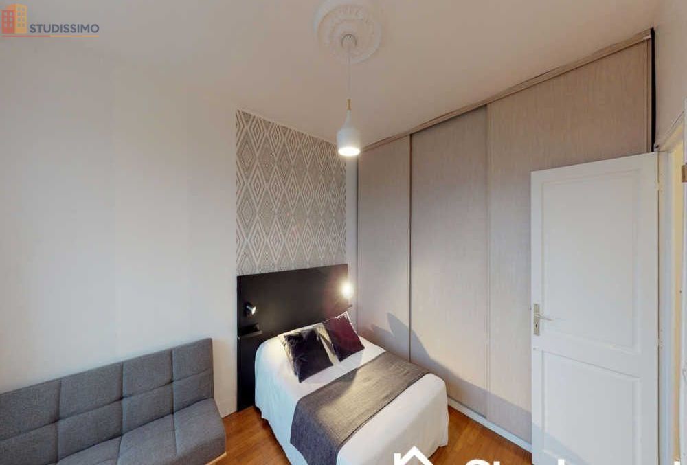Studio meublé 18m² Paris 17e - 5e étage, lumineux - Photo 9