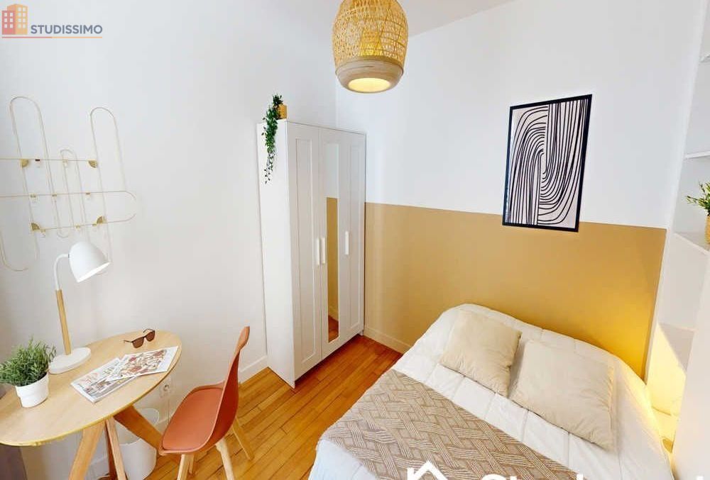 Studio meublé 11m² Paris 18e - Lumineux, 5e étage - Photo 7