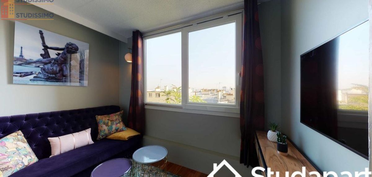 Studio meublé 16m² Paris 18e - Lumineux, calme - Photo 2