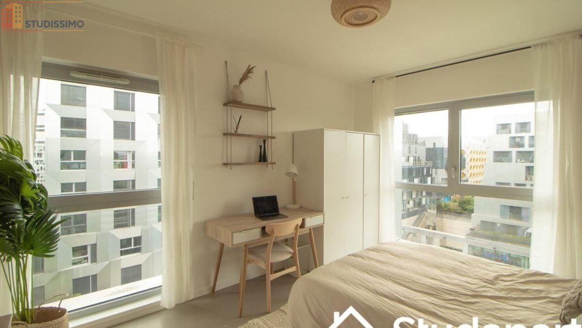 Studio meublé 13m² Paris 19e - Calme, lumineux - Photo 4
