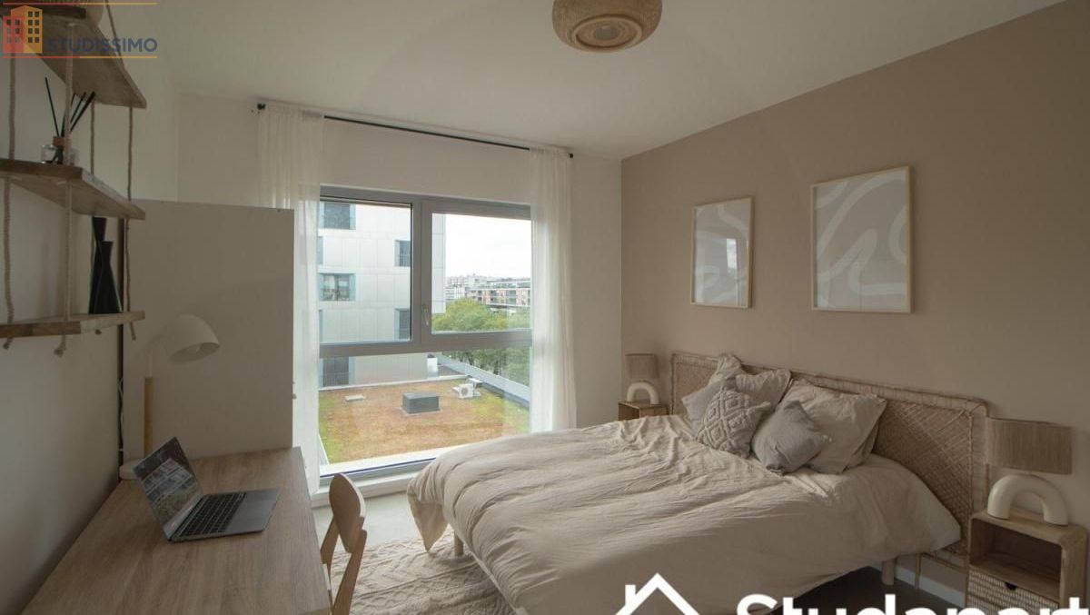 Studio meublé 13m² Paris 19e - Calme, lumineux - Photo 2