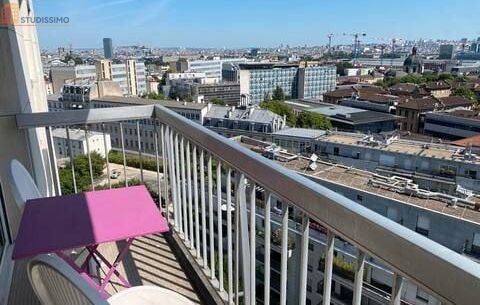 Studio meublé 19m² Paris 13e - Calme, vue dégagée - Photo 1