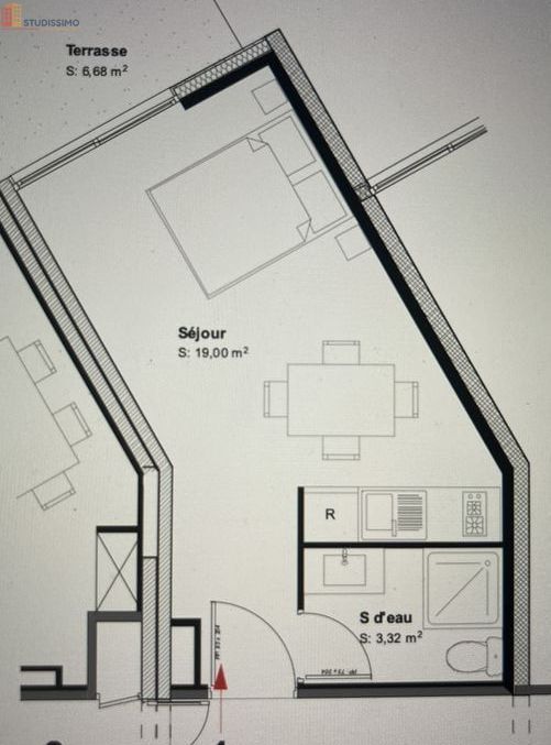 Studio 22m² Saint-Paul-lès-Dax - DPE D, calme - Photo 2