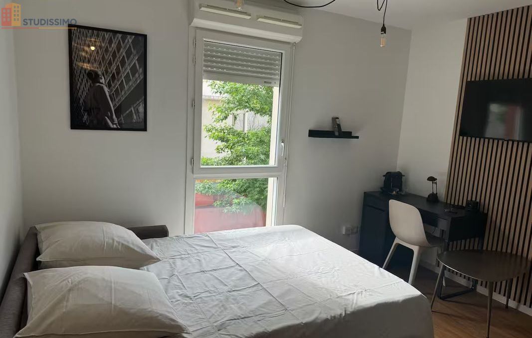 Studio 20m² Villeurbanne 69100 - Meublé, pour étudiant - Photo 2