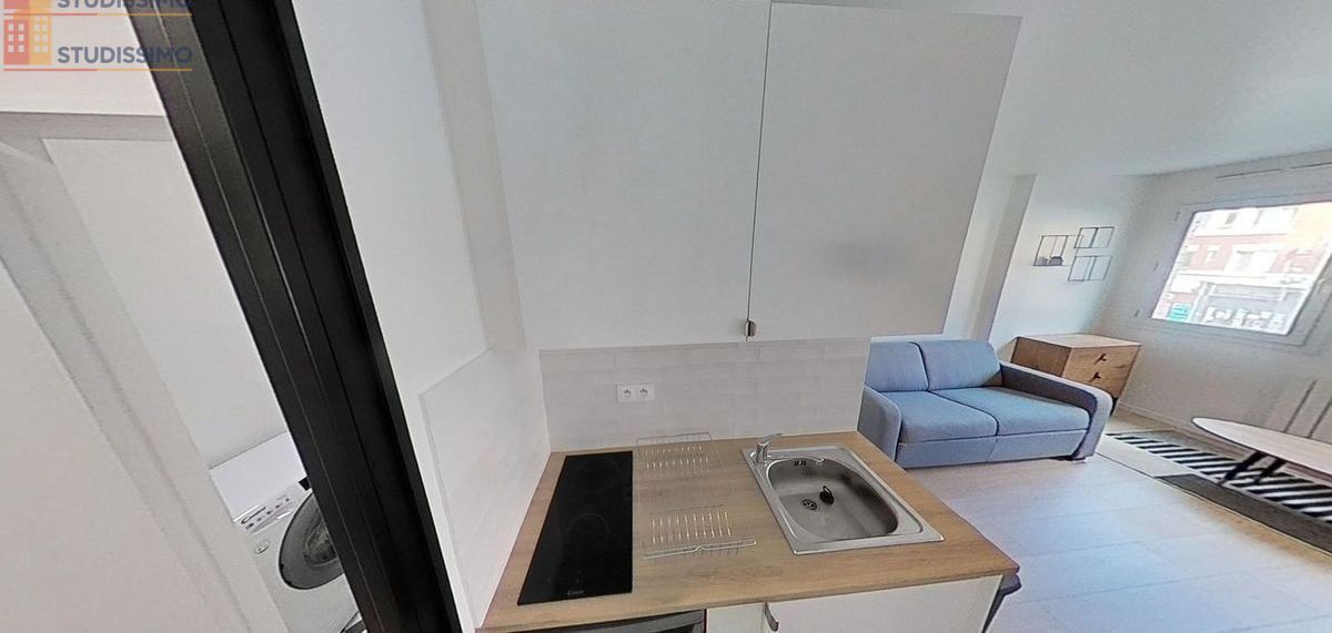 Studio meublé 22m² Paris 20e - Meublé, lumineux - Photo 5
