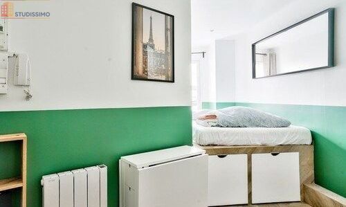 Studio meublé 15m² Paris 15e - Refait à neuf, proche Tour Eiffel - Photo 1