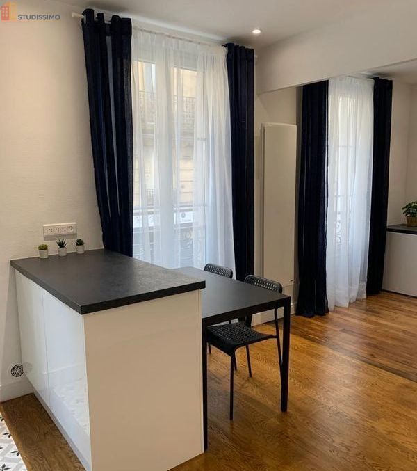 Studio meublé 26m² Paris 17e - Lumineux, 1er étage - Photo 1