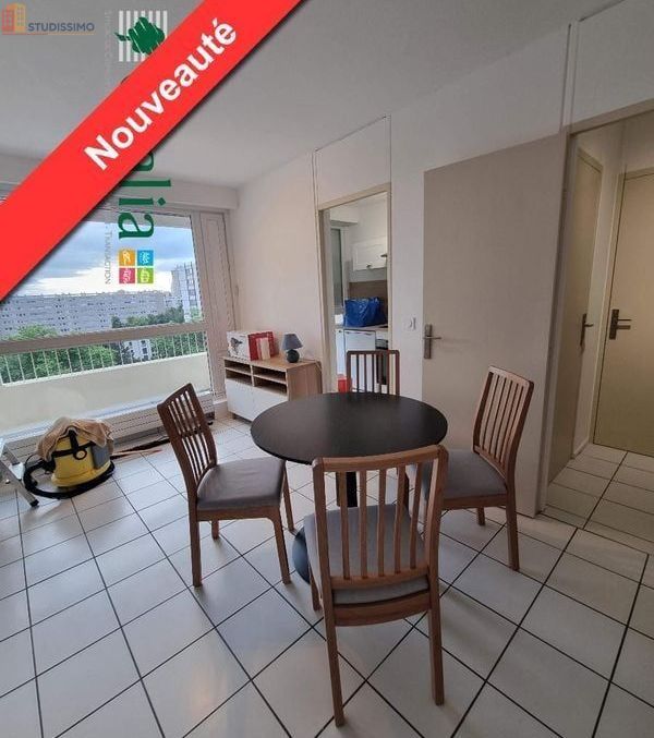 Studio meublé 33m² Villeurbanne - Lumineux, étage élevé - Photo 12
