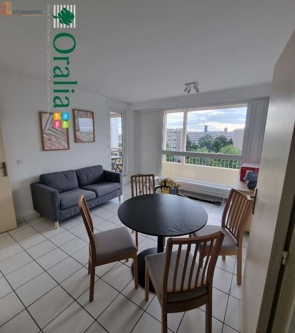 Studio meublé 33m² Villeurbanne - Lumineux, étage élevé - Photo 10