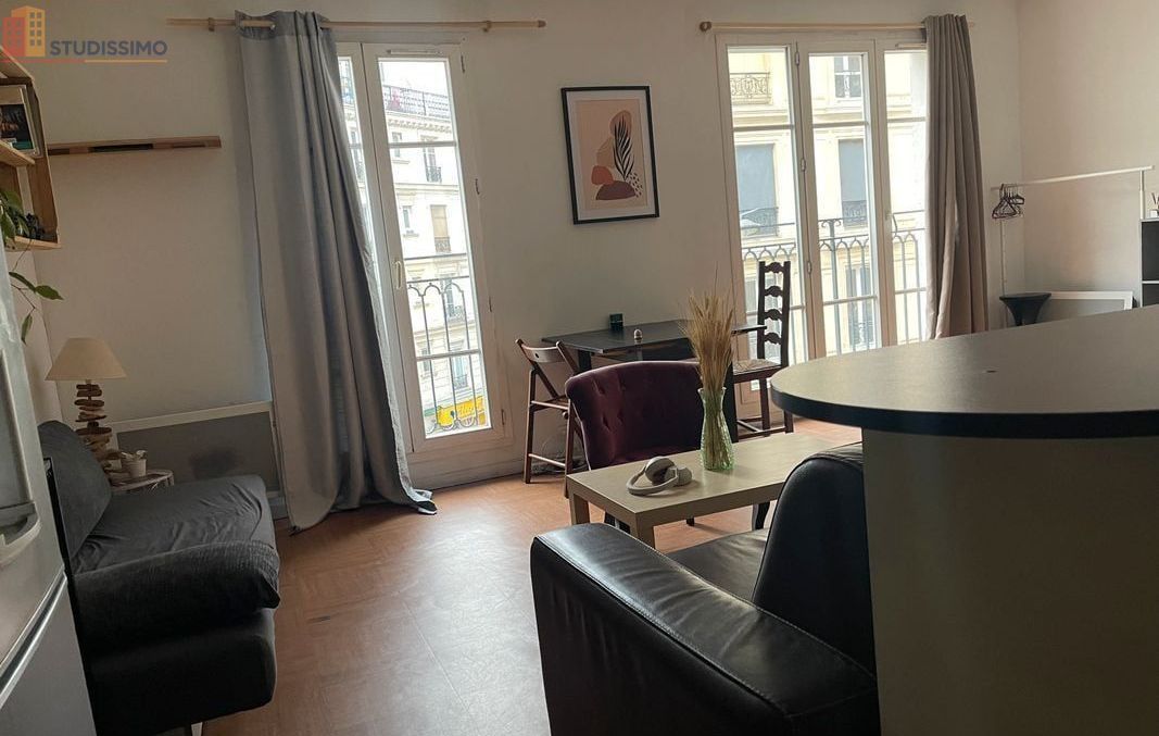 Studio meublé 35m² Paris 18e - Meublé, 3e étage - Photo 5