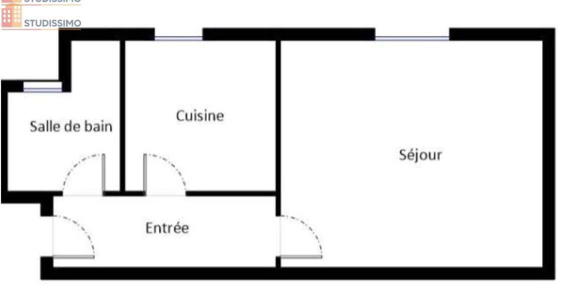Studio meublé 25m² Paris 16e - Calme, sur cour - Photo 2