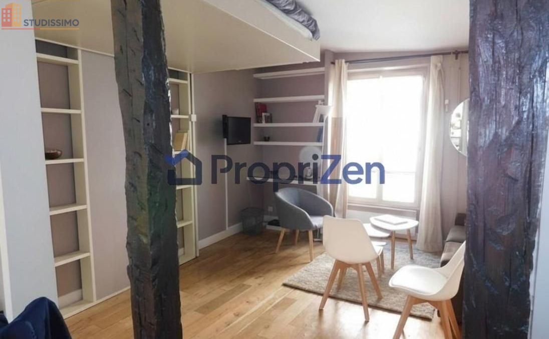 Studio meublé 28m² Paris 18e - Meublé, 1er étage - Photo 19
